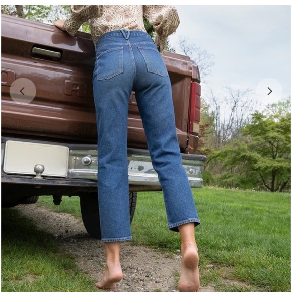 💝❤️💝 Veronica Beard Ryleigh Slim Straight Bright Blue Jeans size 28/6💝❤️💝 - Picture 4 of 12